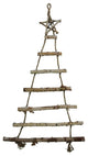 48" Natural 7-Tier Wall Hanging Twig Tree With Star Christmas Decoration