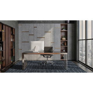 Joy Carpets WorkSpace Attractive Choice Area Rug, Slate, 5'4" X 7'8"