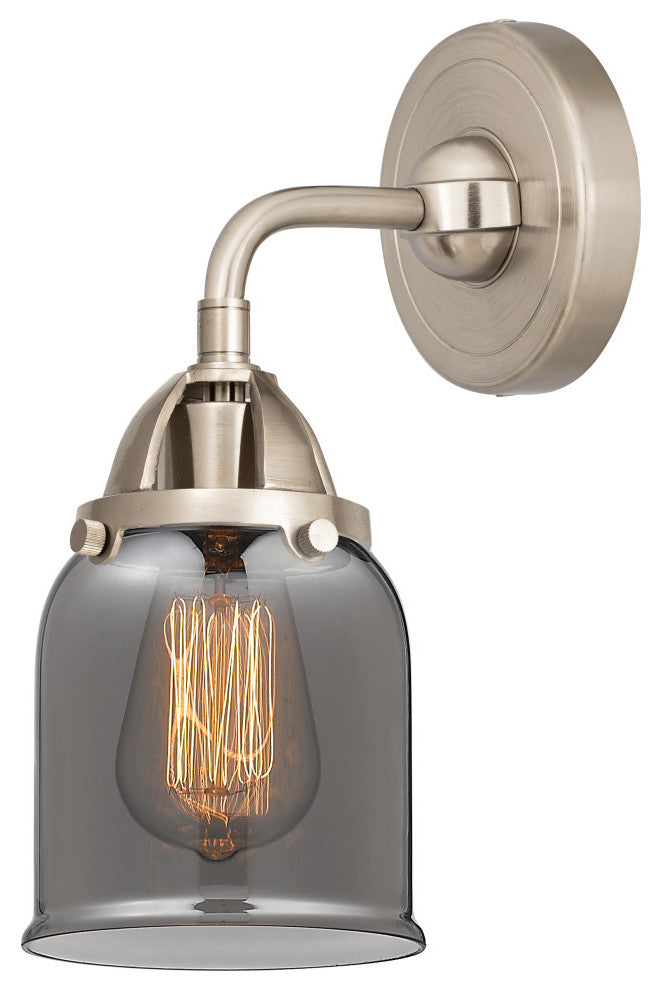 Small Bell Sconce, Brushed Satin Nickel, Plated Smoke, Plated Smoke
