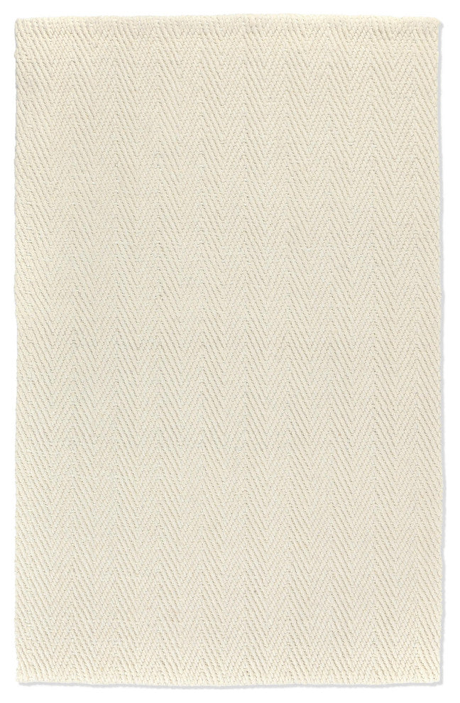 Herringbone Handwoven Wool Blend Area Rug, 10x14