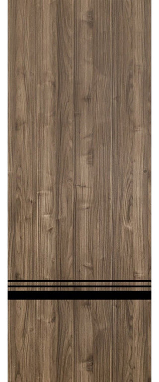 Slab Barn Door Panel 32 x 96 | Planum 0012 Walnut with  | Sturdy Finished
