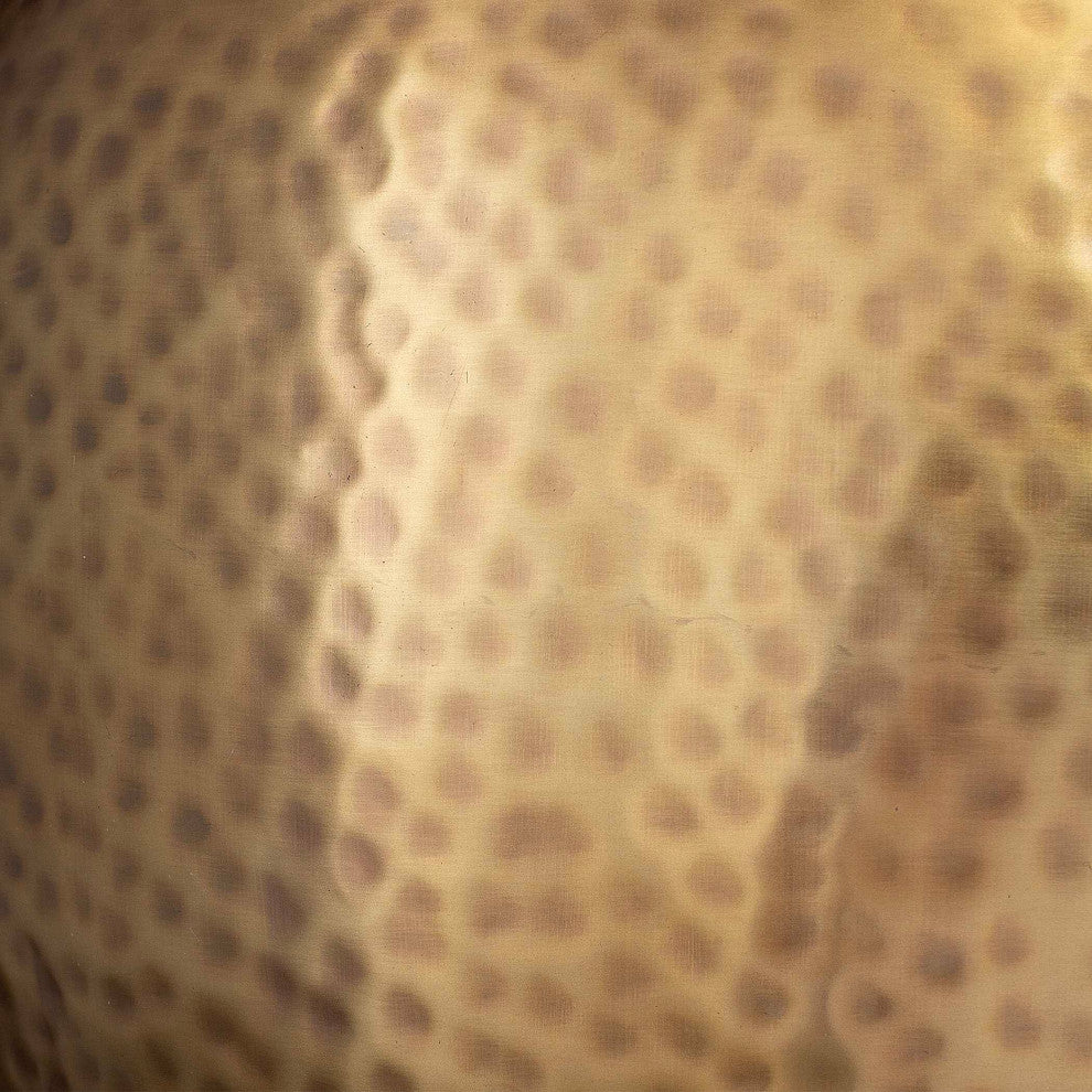 Uttermost Lemont Hammered Brass 1 Light Pendant