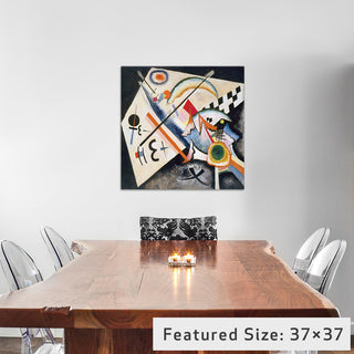 "White Cross" Wrapped Canvas Art Print, 12x12x1.5