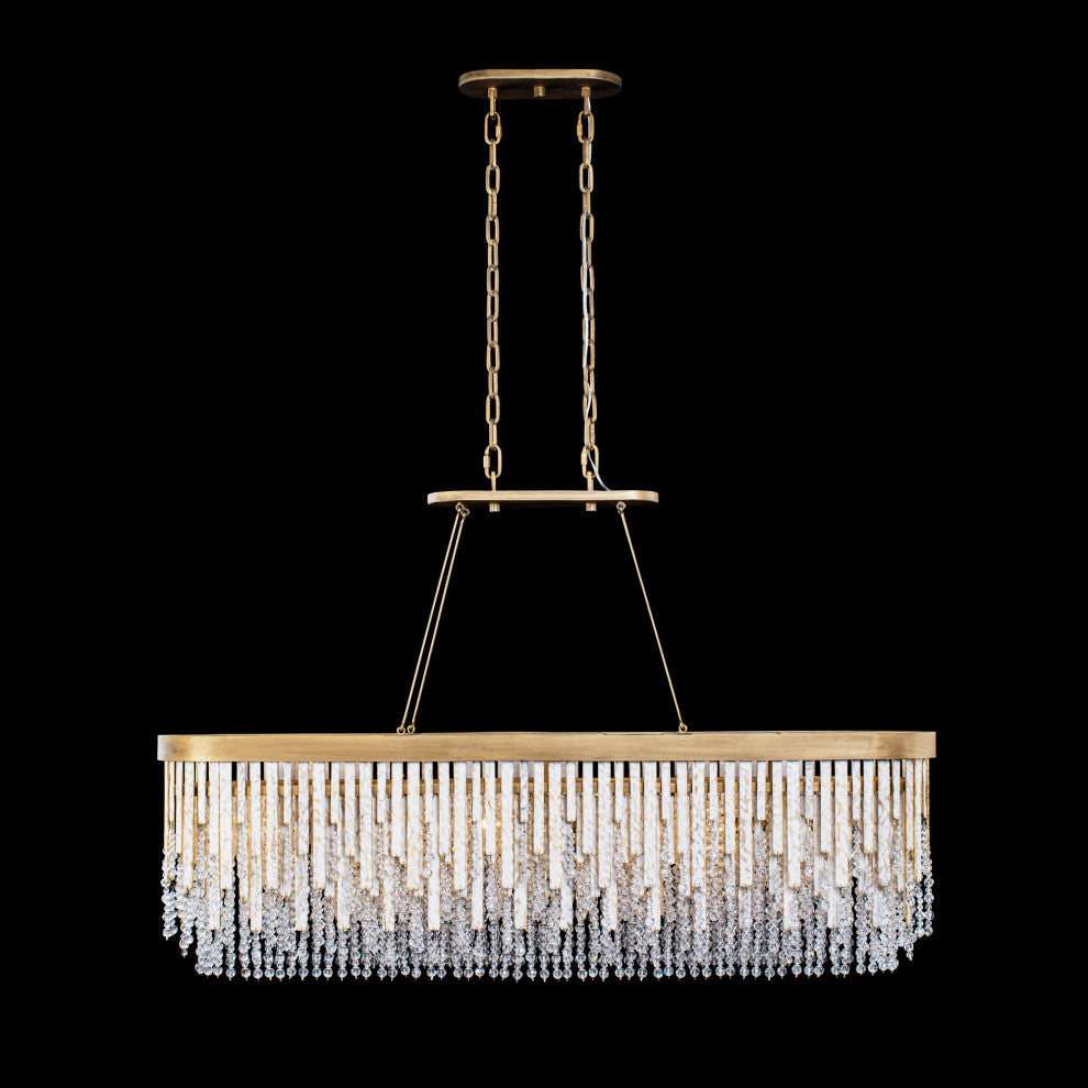 Lafayette 6-Lt Linear Pendant - Havana Gold