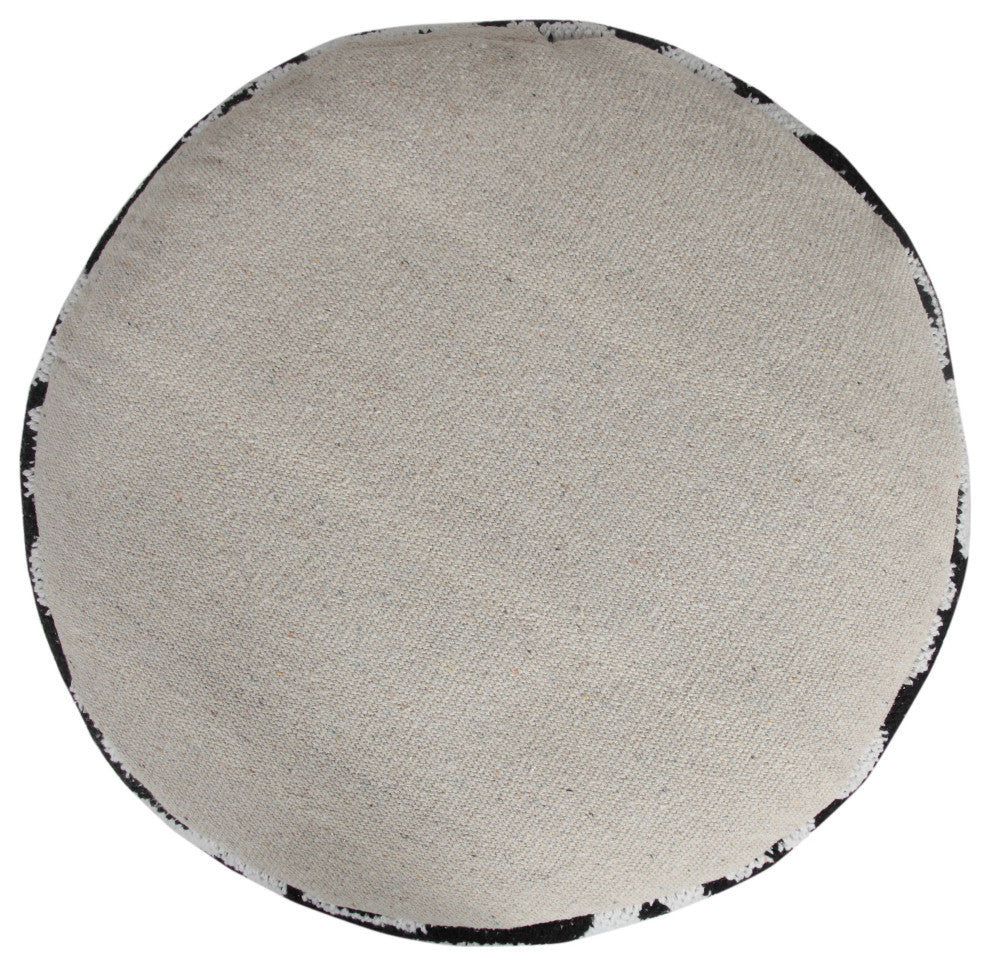 Modern Leopard Print Pouf Ottoman
