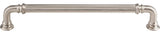 Top Knobs TK324 Reeded 7 Inch Center to Center Handle Cabinet - Brushed Satin
