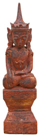 Vintage Thai Carved Buddha