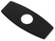 Luxier Kitchen Faucet Single-Hole Deck Plate, 6.25", Matte Black