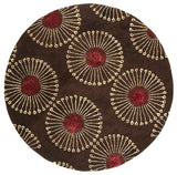 Safavieh Soho soh821b Rug, Coffee/Brown, 6'0"x6'0" Round