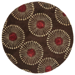 Safavieh Soho soh821b Rug, Coffee/Brown, 6'0"x6'0" Round