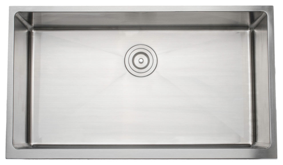 Wells Sinkware Single Apron Farm Sink Pack, Stainless Steel, Sink Only