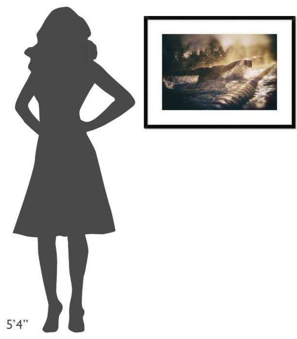 "Flya" Framed Digital Print by Kerstin Kuntze, 32x24"
