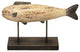 Wood Fish Table Top Sculpture