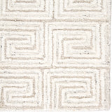 Jaipur Living Harkness Handmade Geometric White/Gray Area Rug, 5'x8'
