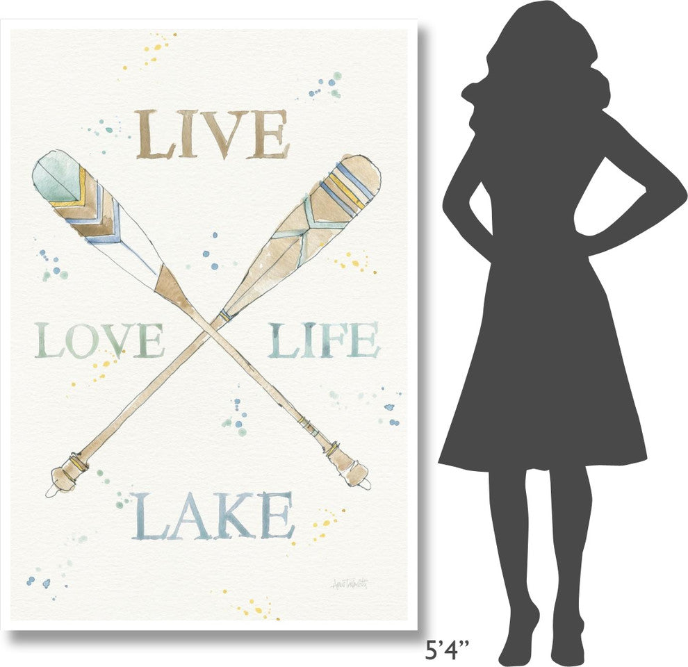 "Lakehouse V v2" Digital Paper Print by Anne Tavoletti, 42"x62"