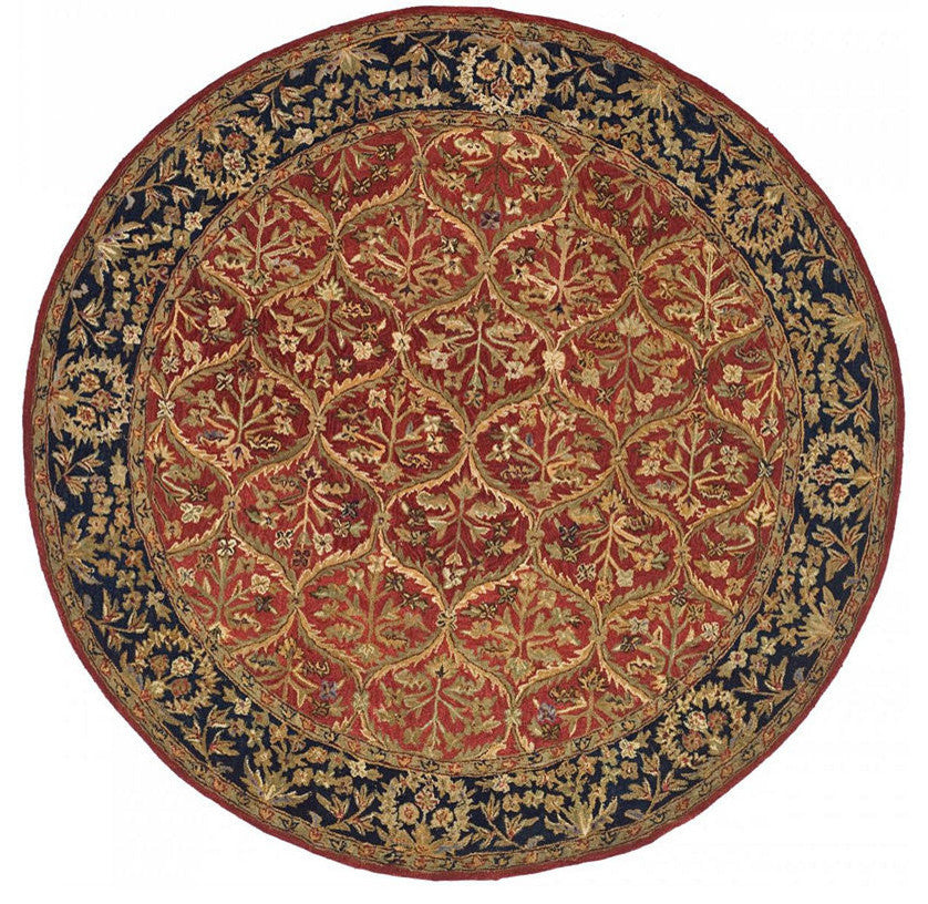Safavieh Anatolia an610a Rug, Red/Navy, 6'0"x9'0"