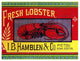 "Fresh Lobster" Digital Paper Print by Retrolabel, 32"x25"
