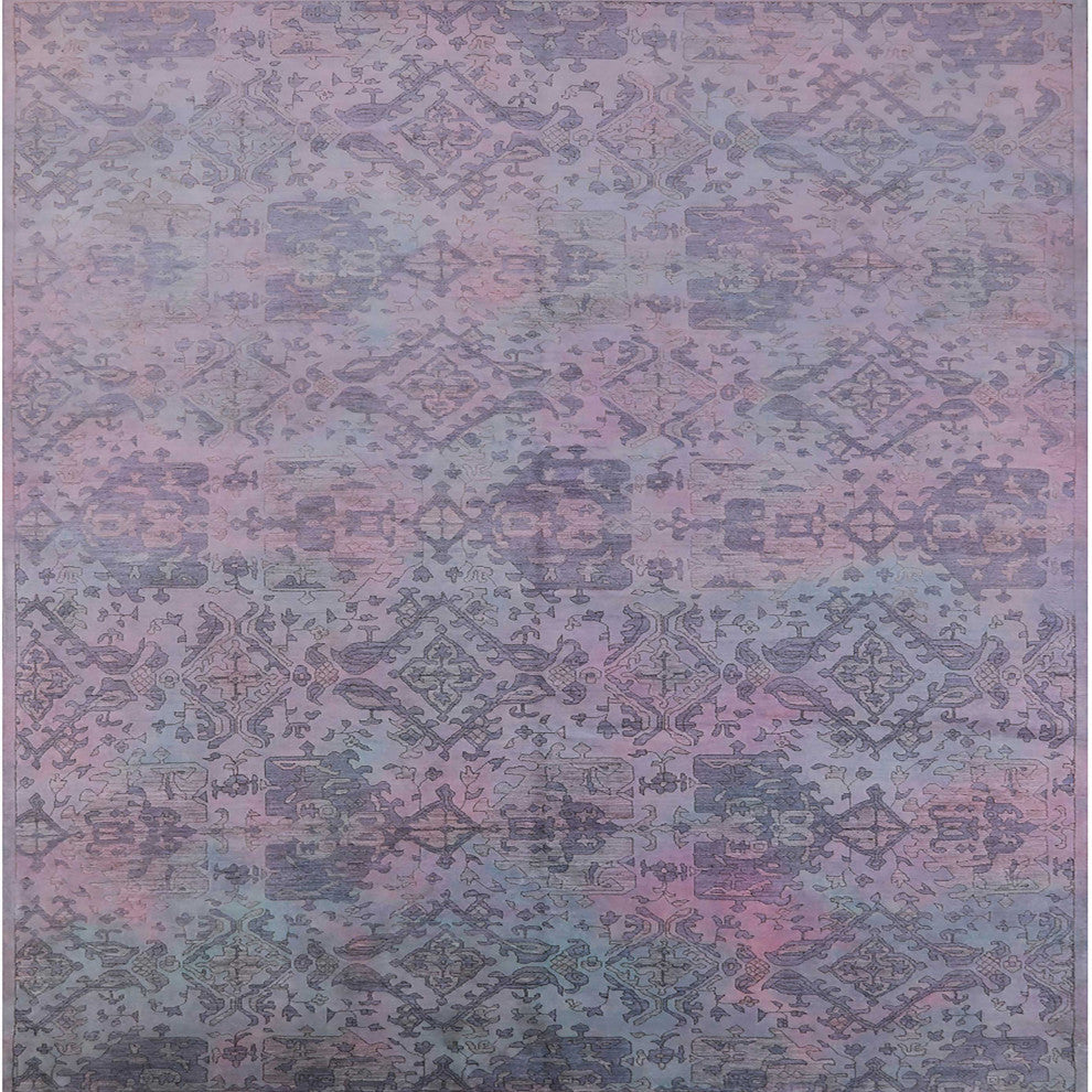 Ahgly Company Indoor Square Mid-Century Modern Area Rugs, 6' Square