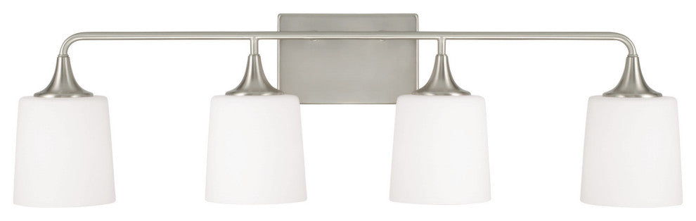 Capital Lighting 148941-541 Presley 4 Light 37"W Vanity Light - Aged Brass