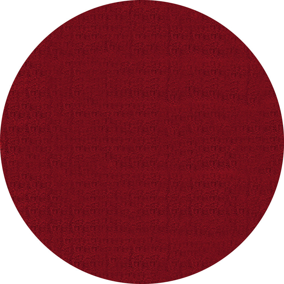 Rosedale Devine Red 7'10" Round Area Rug