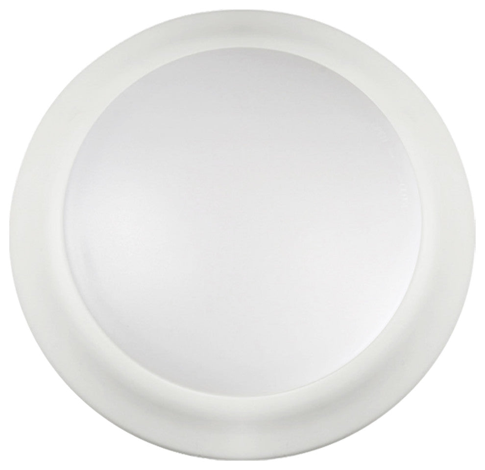 7 inch - LED Disk Light - 5000K - 6 Unit Contractor Pack - White Finish