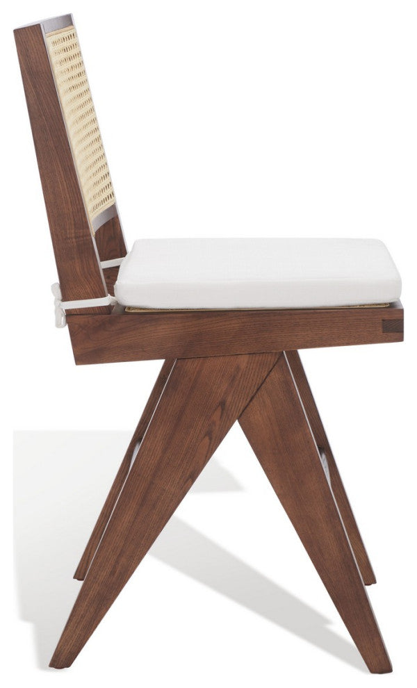 Safavieh Couture Colette Rattan Counter Stool, Walnut/Natural