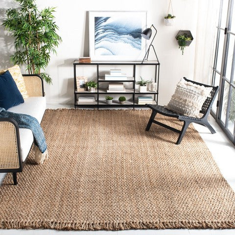 Safavieh Natural Fiber Nf467A Solid Color Rug, Natural, 9'0" X 12'0"