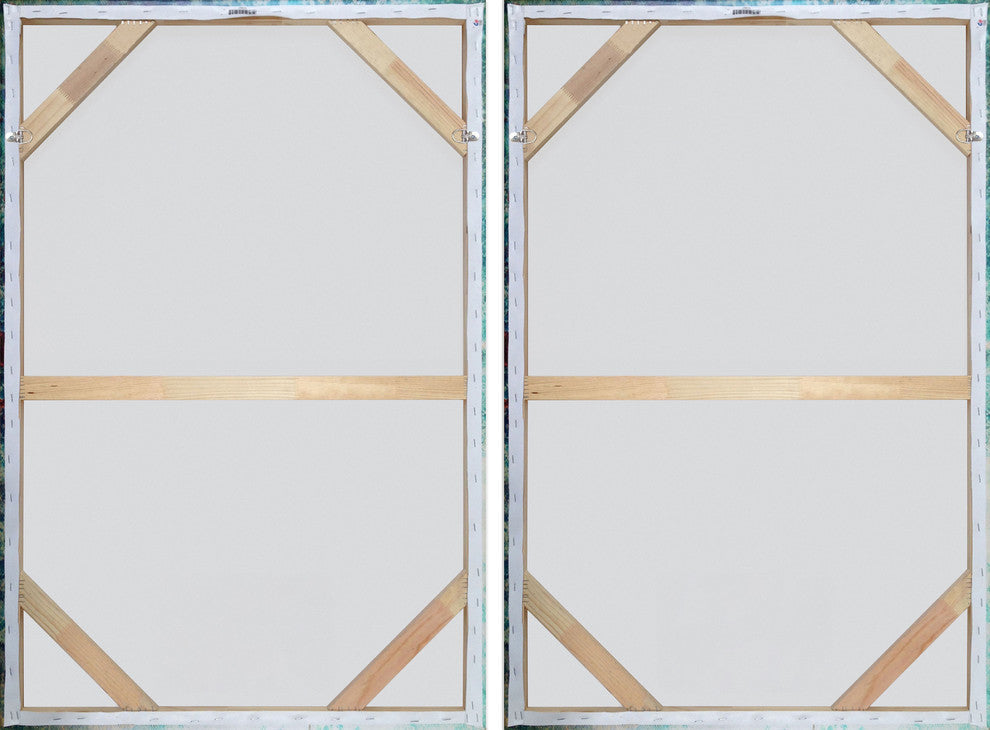 Autumn Forest Diptych, 80"x60"