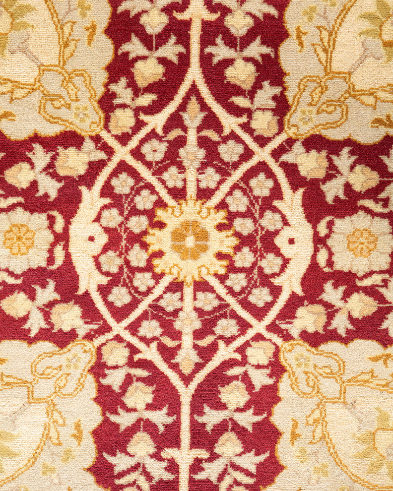 Mogul, One-of-a-Kind Hand-Knotted Area Rug Orange, 9'1"x11'10"