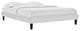 Reign Full Performance Velvet Platform Bed Frame - Light Gray Mod-6265-Lgr