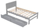 Gewnee Modern Design Twin Size Platform Bed Frame