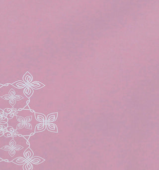 Decorative Holiday Placemat, Set of 4 Geometric, Light Pink