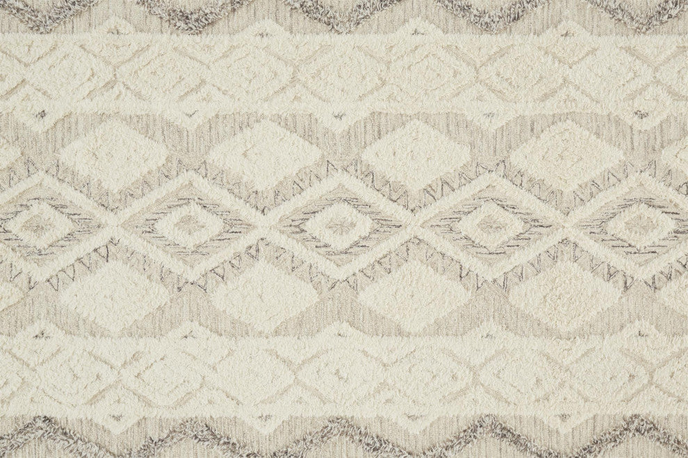 Weave & Wander Elika Gray 5'x8' Hand Tufted Area Rug