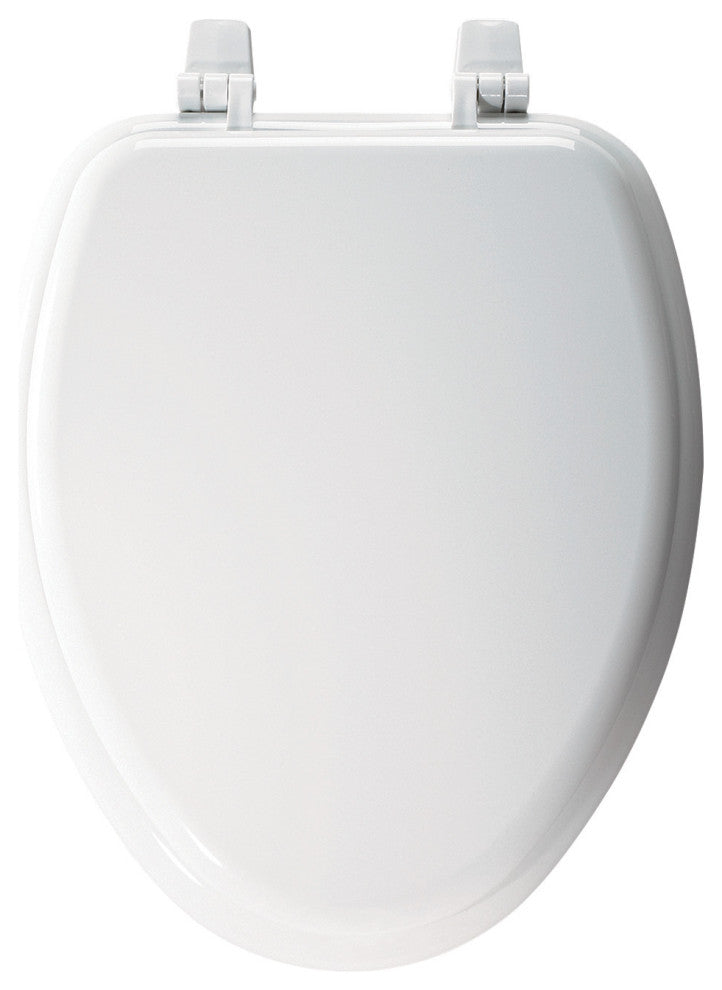 Bemis 1400TTA Elongated Molded Wood Toilet Seat - White