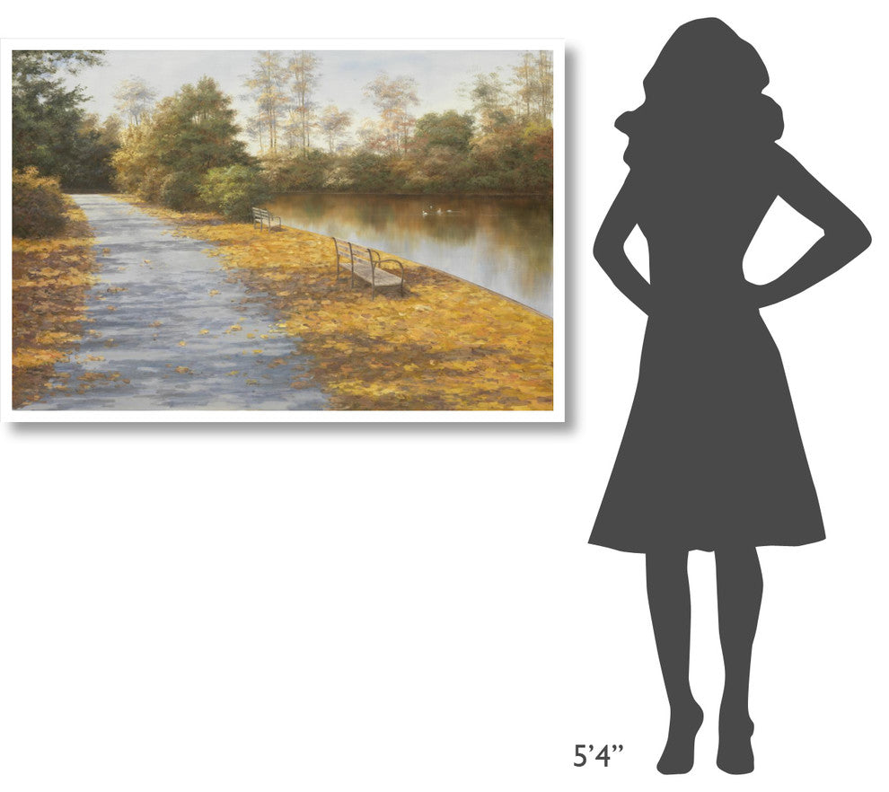 "Fall Serenade" Digital Paper Print by Diane Romanello, 50"x34"