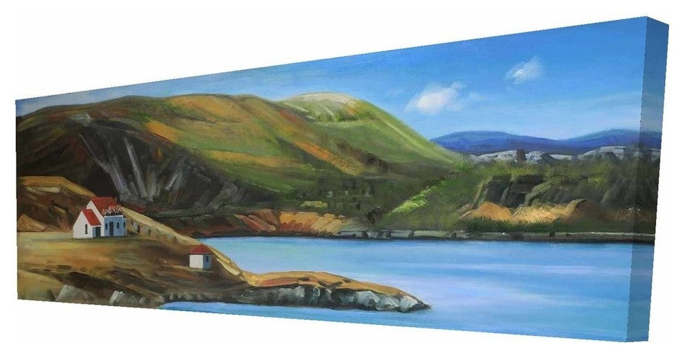 Scottish Valley By a Beautiful Day Print on Wrapped Canvas