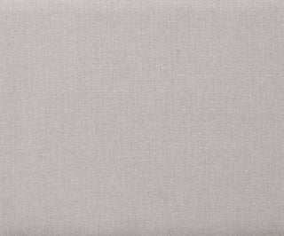 Mackenzie Linen Textured Fabric Upholstered Ottoman, Beige