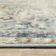 Bastian Vintage Medallion Blue/ Multi Indoor Area Rug, Blue, 9'10"x12'10"