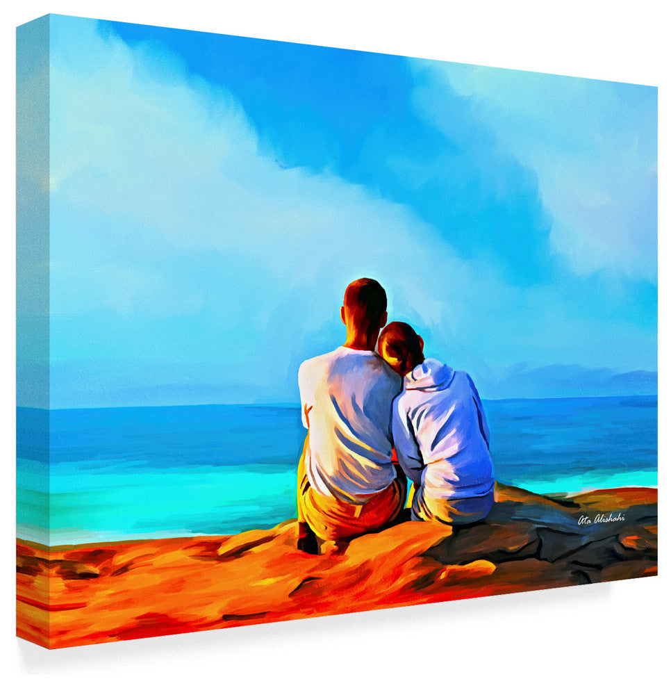 "A Day With You" by Ata Alishahi, Canvas Art, 32"x24"