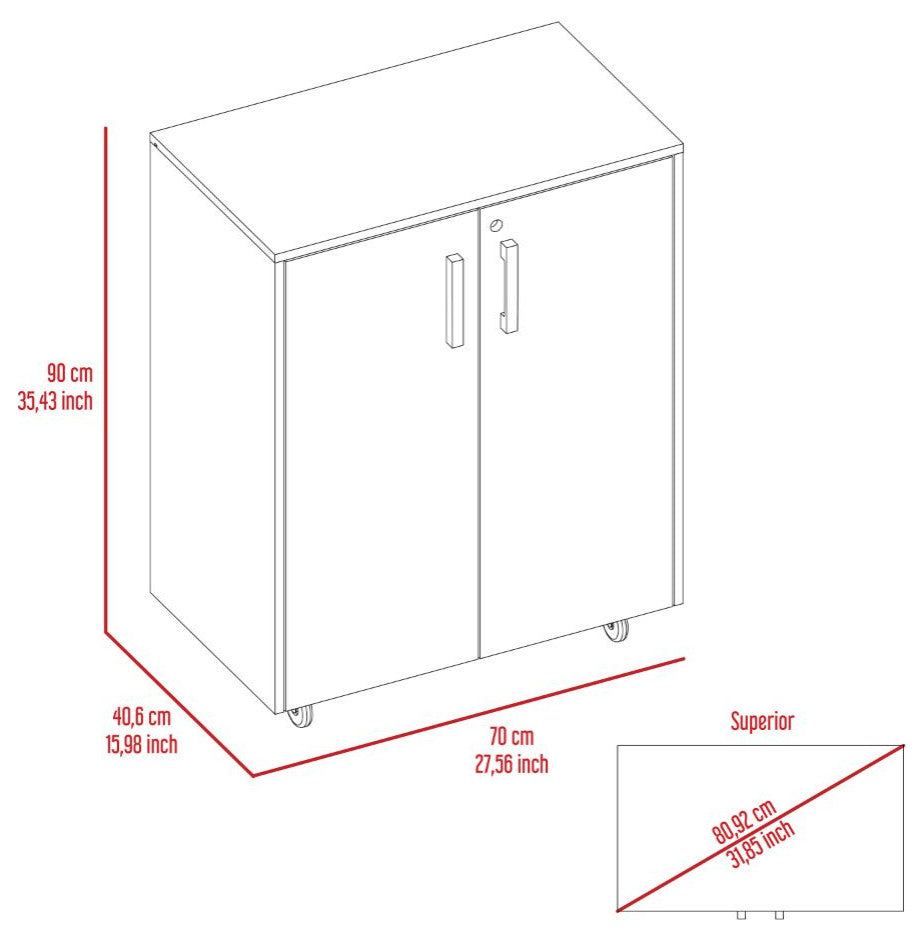 Storage Cabinet Lions, Garage, Black