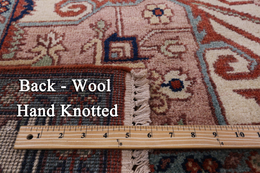 9' 0" X 12' 0" Heriz Serapi Hand-Knotted Wool Rug - Q16005