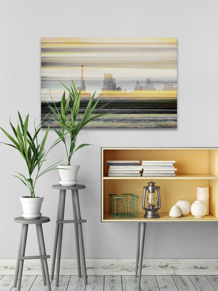 "Rock Formations" Print on Canvas, 18"x12"