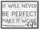 Stupell Industries Make It Work Inspirational Family Word Design, 11 x 14