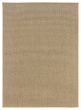 Oriental Weavers Karavia 2067X Solid Rug, Sand, 7'10"x10'10"