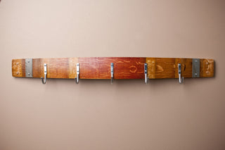 Wine Barrel Pot Rack With Bands