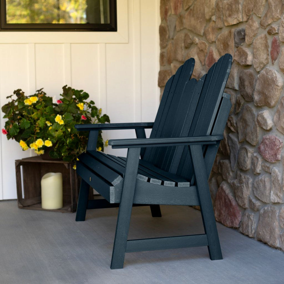 Hamilton 4' Dining Height Bench, Federal Blue