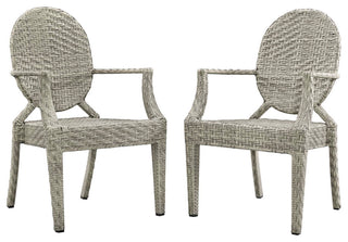 Casper Outdoor Patio Dining Armchair Set of 2