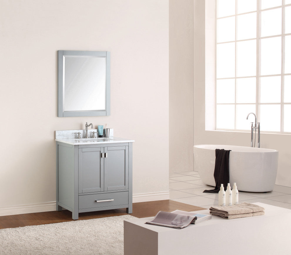 Avanity Modero 30" Vanity Only, Chilled Gray Finish