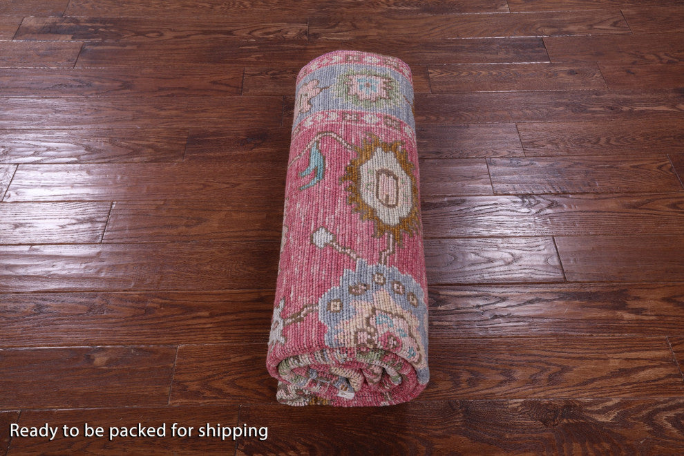 5' 3" X 8' 1" Turkish Oushak Hand Knotted Wool Rug - Q15352