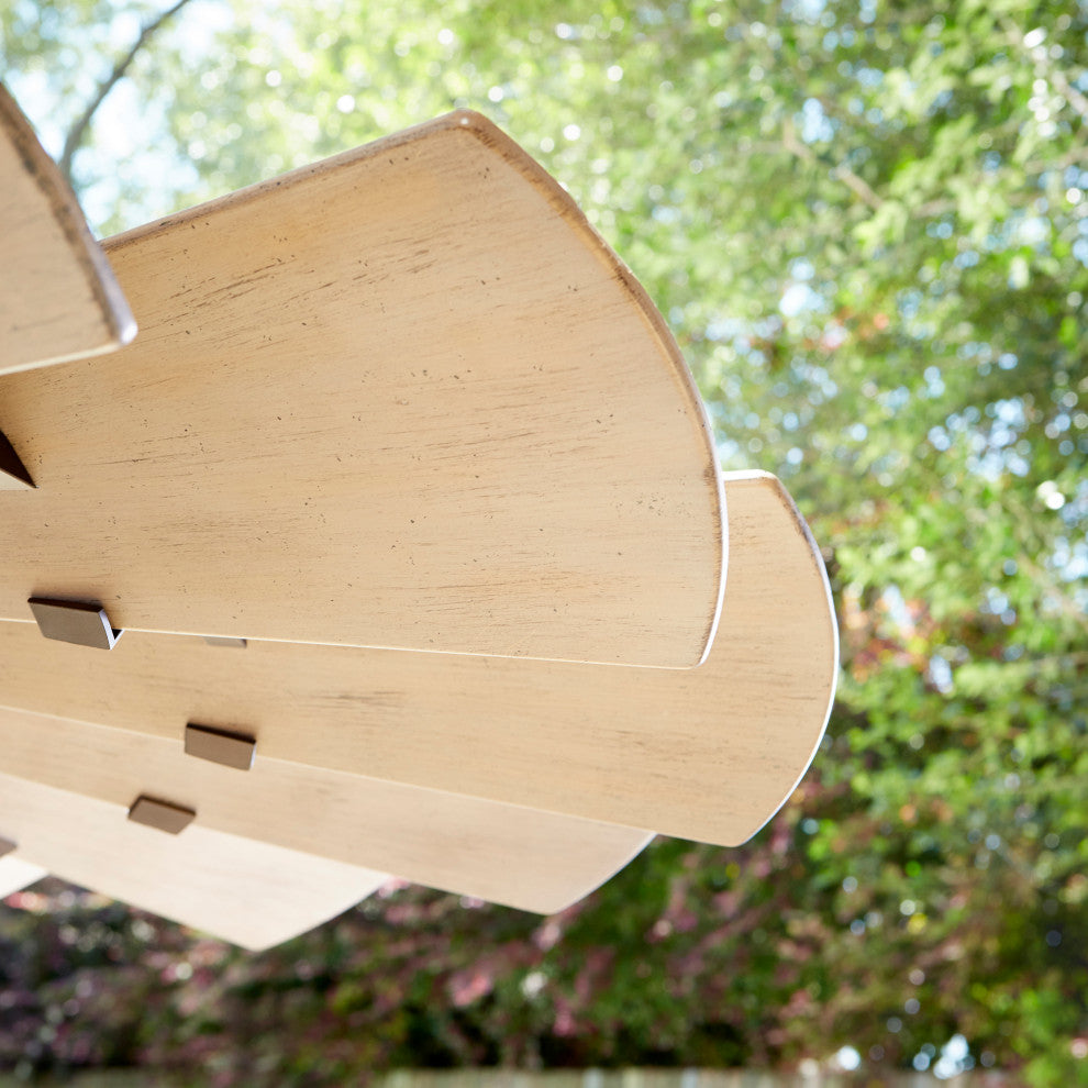 Windmill Transitional Patio Fan, Oiled Bronze